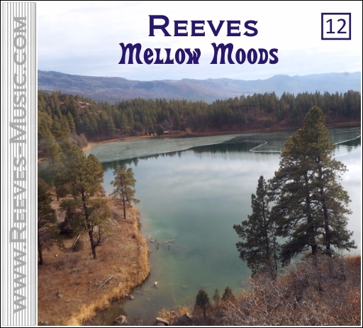 Album 12 - Mellow Moods - Music to Chill Out Cover Art in Color as shown on the Reeves Motal Piano and Synthesizer Music Website 