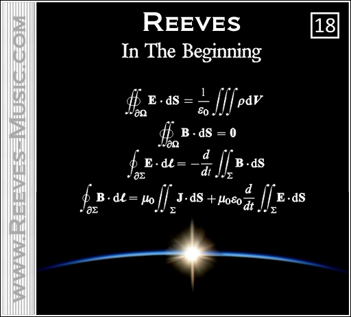 Album 18 - In The Beginning Cover Art in Color as shown on the Reeves Motal Piano and Synthesizer Music Website 