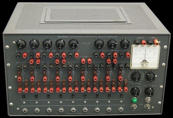 Photo of Heathkit EC-1 Analog Computer as shown on the Reeves Motal Piano and Synthesizer Music Website